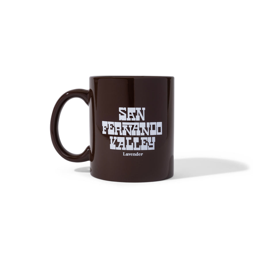Lavender brings forward thinking graphic design through their clothing brand and creative studio with their approach to t-shirts, hoodies and everything in between. Lavender San Fernando Valley 818 Coffee Diner Mug